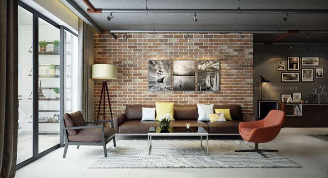 clip image013 2 Thiết kế tường gạch độc đáo giúp phòng khách nhà bạn đẹp đến khó tả