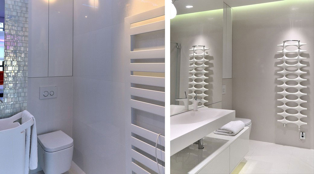Bathroom Details Thiết kế nội thất căn hộ đầy cá tính với gam trắng