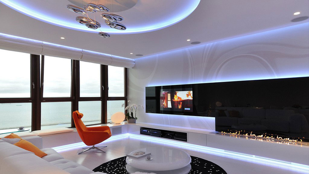 Modern Design Thiết kế nội thất căn hộ đầy cá tính với gam trắng