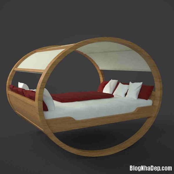 mau giuong17 Những mẫu giường cực sáng tạo cho không gian phòng ngủ