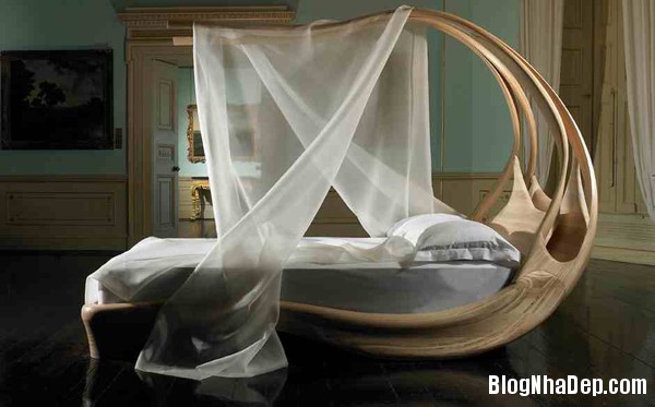mau giuong6 Những mẫu giường cực sáng tạo cho không gian phòng ngủ