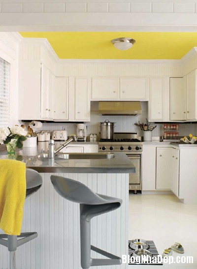 20150908164506 image006 Phòng bếp đẹp hút mắt với gam màu vàng chanh