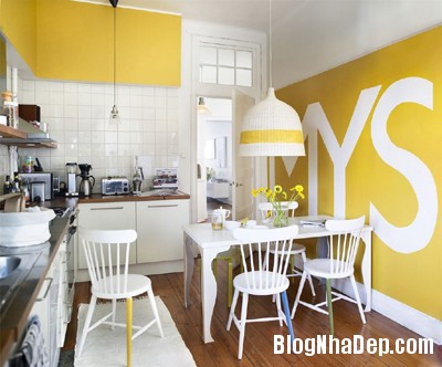 20150908164506 image007 Phòng bếp đẹp hút mắt với gam màu vàng chanh