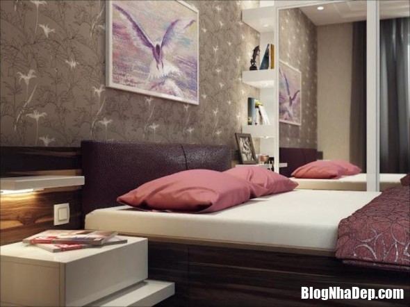 a658f5413e625bfa6d93261e486a066f Kết hợp nội thất hiện đại cùng sắc màu nhẹ nhàng sẽ khiến phòng ngủ ngọt ngào như giấc mơ