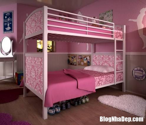 155651baoxaydung image005 Những căn phòng ngủ đáng yêu và xinh xắn cho các cặp sinh đôi