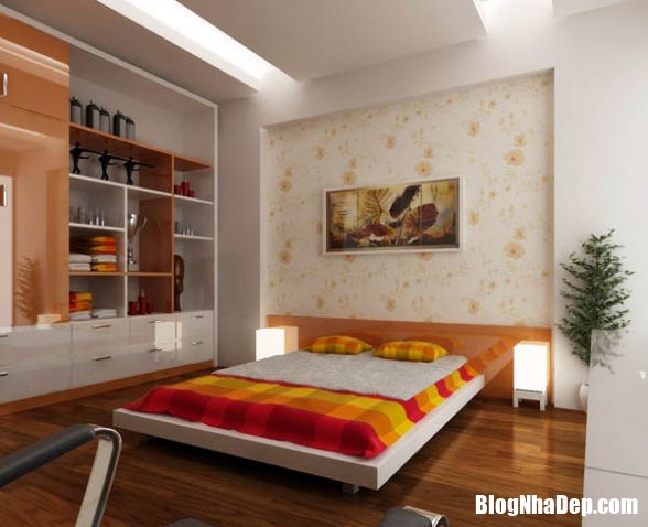 cac mau phong ngu chung cu dep sang trong 8 Những thiết kế phòng ngủ chung cư vô cùng sang trọng và quyến rũ