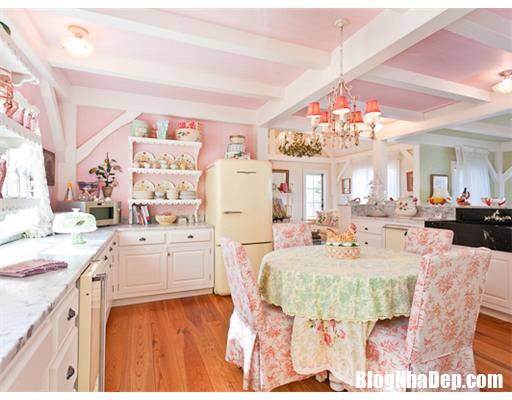 news.51011.7 Những căn bếp màu hồng siêu quyến rũ khiến chị em không thể không mê