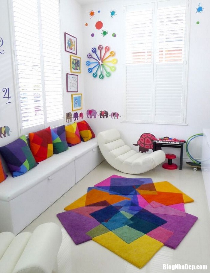 27 Những màu sắc cầu vồng trong trang trí cực ấn tượng cho căn hộ