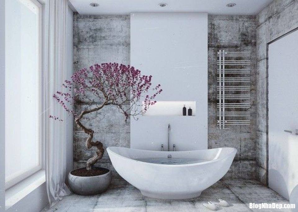 nhung mau thiet ke bon tam phong tam dep da phong cach 1 Những thiết kế bồn tắm đẹp giúp trang hoàng cho không gian phòng tắm