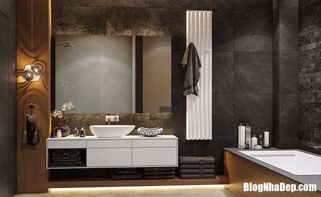 thiet ke phong tam dep hien dai 13 Những thiết kế phòng tắm theo phong cách hiện đại siêu xinh