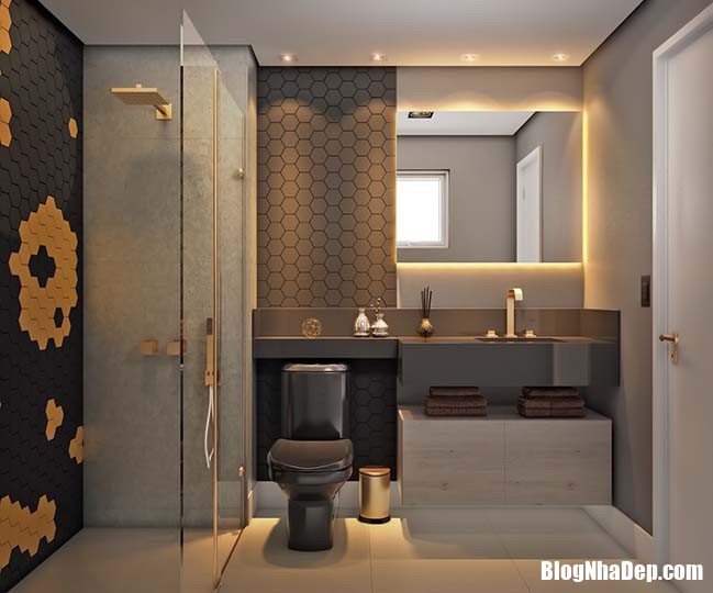 thiet ke phong tam dep hien dai 15 Những thiết kế phòng tắm theo phong cách hiện đại siêu xinh