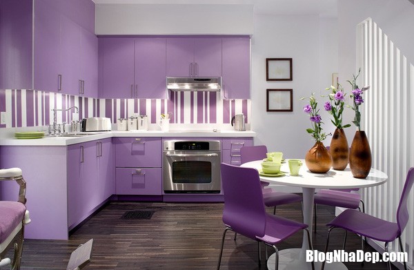 91 Những căn bếp màu tím đẹp sang mà không hề sến sẩm