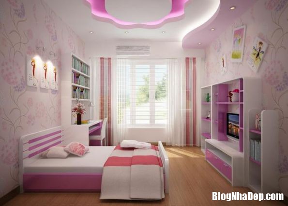 pnbg03 Những mẫu nội thất phòng ngủ cho trẻ em siêu xinh