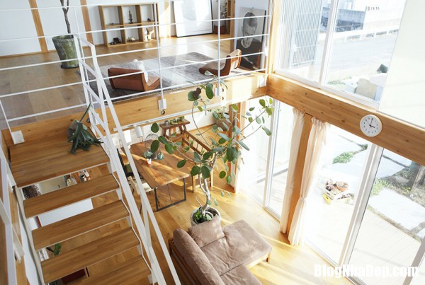 nha dep10 Ngôi nhà đẹp với kiểu thiết kế siêu đơn giản tại Nhật Bản