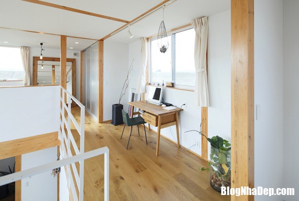 nha dep12 Ngôi nhà đẹp với kiểu thiết kế siêu đơn giản tại Nhật Bản