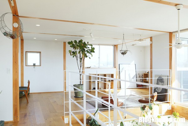 nha dep13 Ngôi nhà đẹp với kiểu thiết kế siêu đơn giản tại Nhật Bản