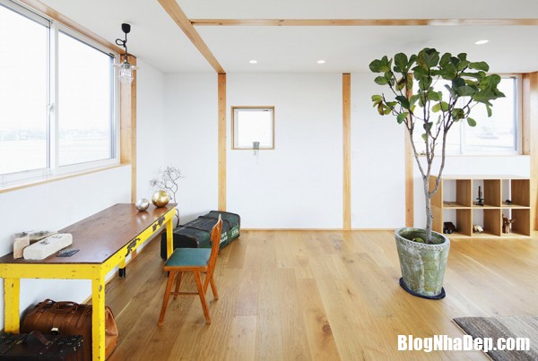 nha dep16 Ngôi nhà đẹp với kiểu thiết kế siêu đơn giản tại Nhật Bản
