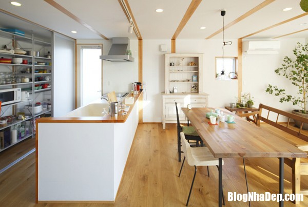 nha dep5 Ngôi nhà đẹp với kiểu thiết kế siêu đơn giản tại Nhật Bản
